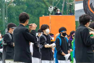 運動会審判団の整列