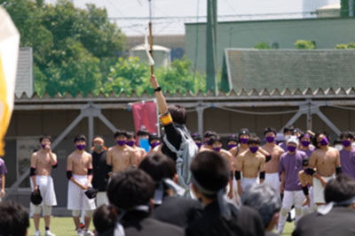 運動会審判による結果発表