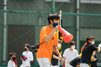 運動会先輩による鼓舞